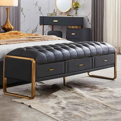 Custom Leather Window Seat Cushion Cover – Hana Exports
