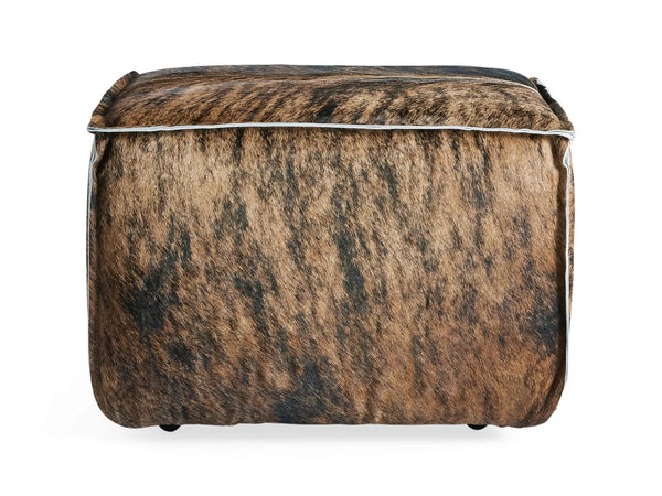 Stuffed Pouf/Living Room Pouf/Leather Pouf /pouf handcrafted/Ottoman pouf - Hana Exports