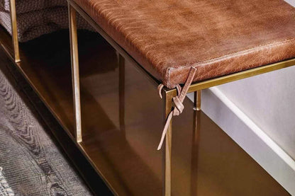 Custom Leather Window Seat Cushion Cover – Hana Exports