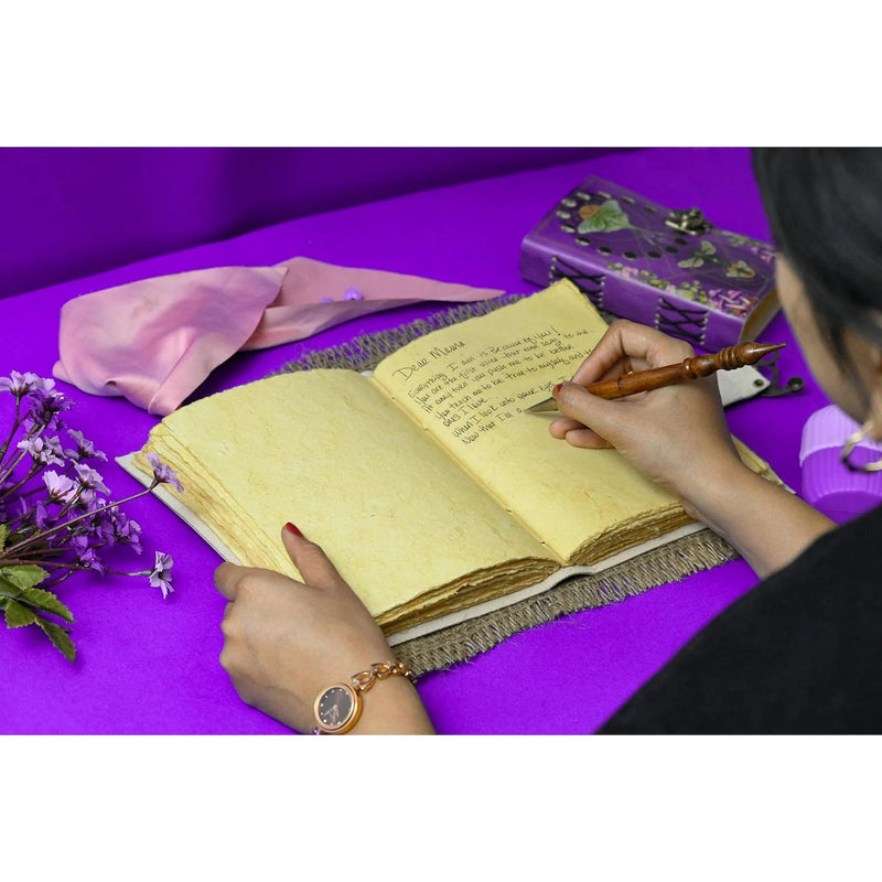 Blank Spell Book of Shadows with Lock - Hana Exports