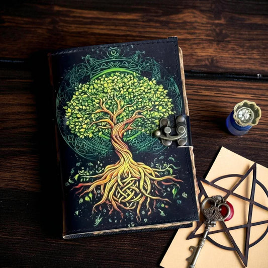 Handmade Vintage Leather Journal in Assorted Colors – Full Grain, Eco-Friendly by HANA EXPORTS