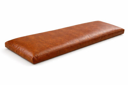 Custom Leather Cushion Cover – Handmade Bench & Seats