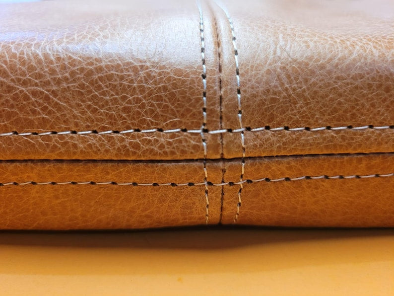 Custom Leather Cushion Cover | Genuine Replacement for Benches, Mid-Century Chairs & Window Seats | Durable Upholstery - Hana Exports