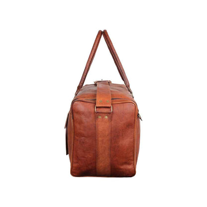 Leather Duffel Bag, Large Travel Bag, Men's Leather weekender bags