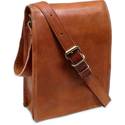 Personalized Genuine Leather Shoulder Satchel Bag